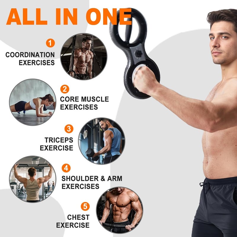 OSCILLATING SLIM Pro-Grade Rotator Machine - Adjustable Arm Trainer for Men & Women, 12lbs Silent Forearm Strengthener with Adjustable Resistance Resistance, Home/Gym Arm Workout Equipment for Boxing & Rehabilitation - Image 3